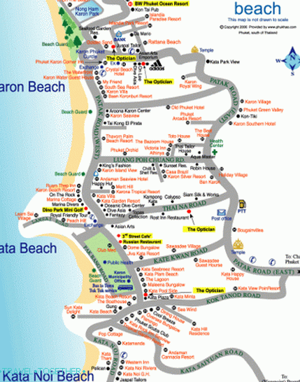 Karon Beach Card, Kata Beach a Kata Noi Beach