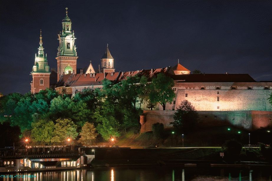 Pohľad na Wawel z brehu Visly, Krakov