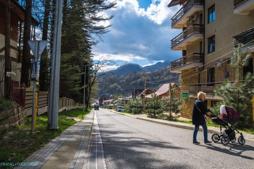 Krasnaya Polyana, neďaleko Soči - 4 v 1, celá pravda o letovisku