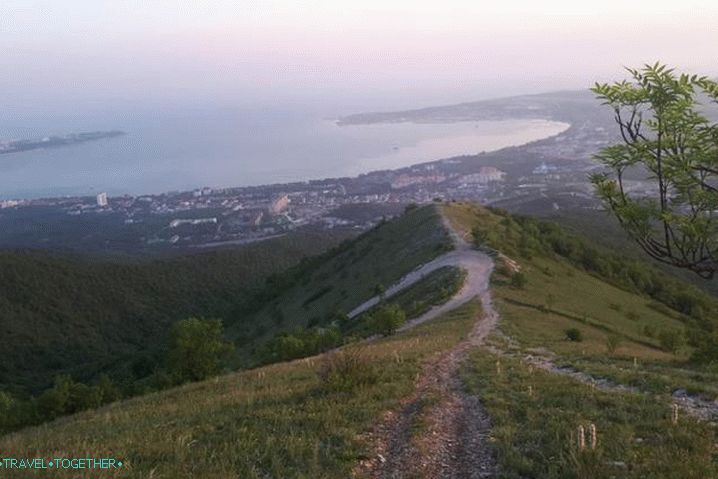 Krasnodar, kraj, prezrieť si, od, ten, Gelendzhik, stojanový rad, od, lanovka