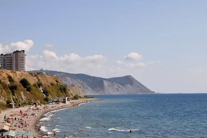 Krasnodarský kraj, pláž v Anapa