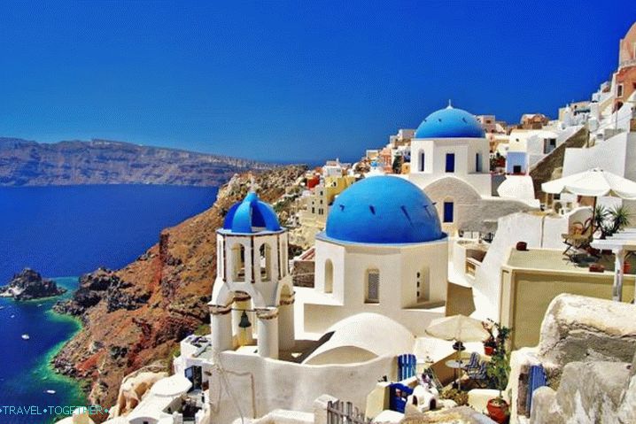 Grécko, romantický ostrov Santorini