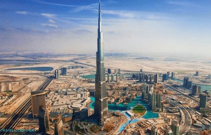 SAE, najvyššia budova na svete - Burj Khalifa