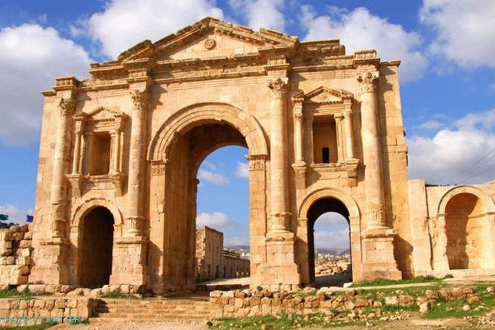 Jordánsko, starobylé mesto Jerash