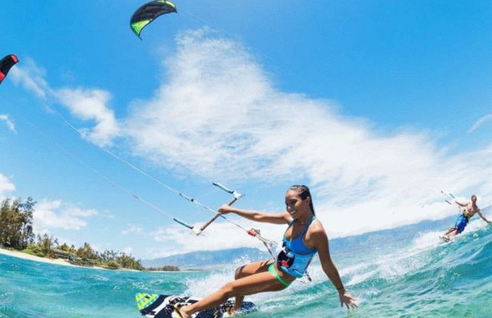 Egypt, kite surfing