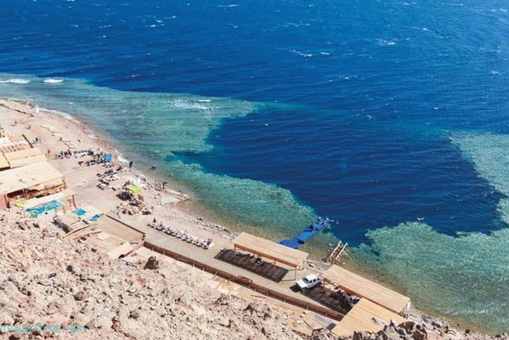 Egypt, modrá diera v Dahabe bude zaujímavá pre skúsených potápačov.