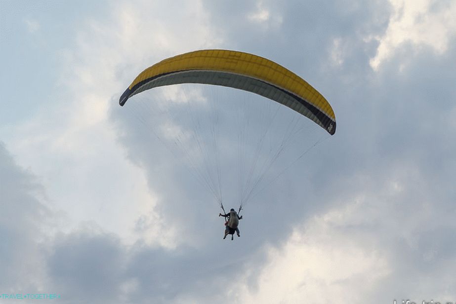 Existujú lietajúce padákové klzáky