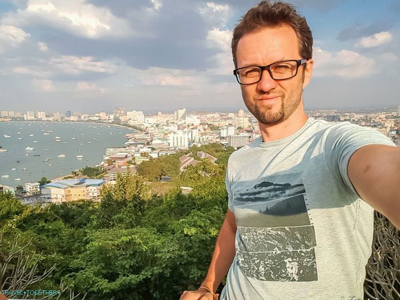 Najlepšia vyhliadková plošina v Pattaya - výhľad na celé mesto