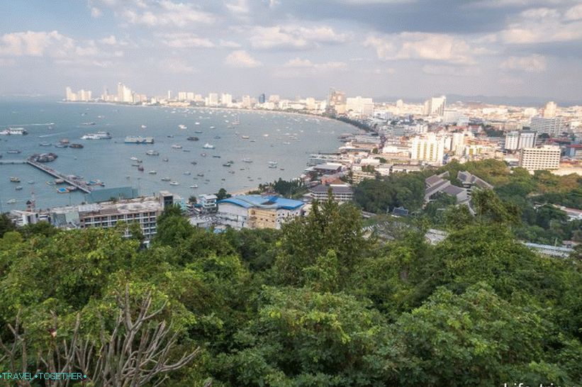 Vyhliadková plošina v Pattaya