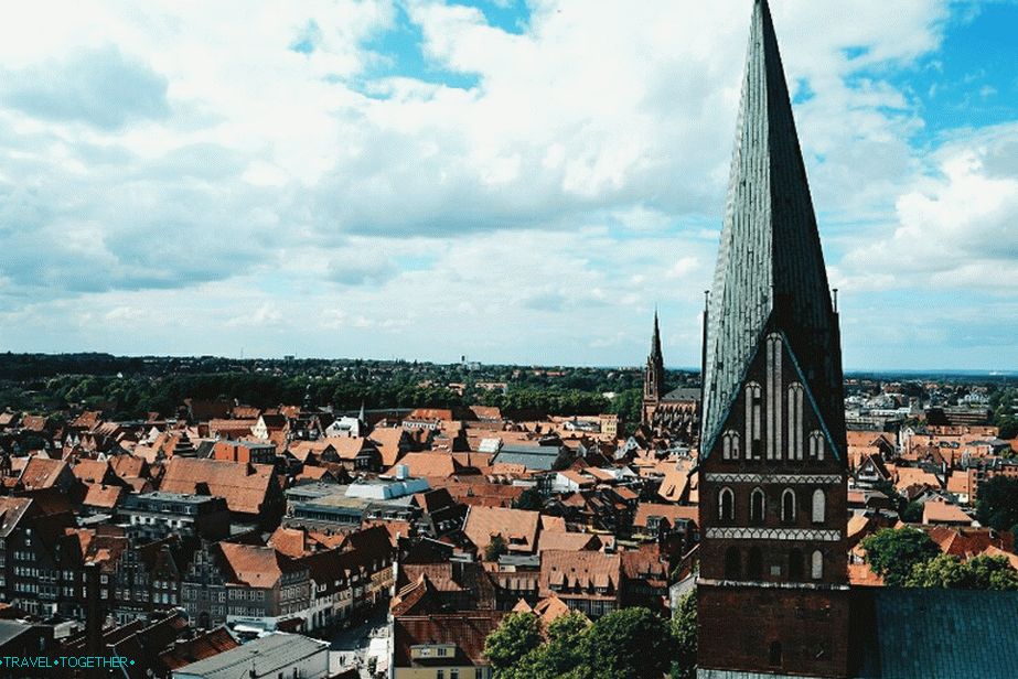 Panoráma historického centra Lüneburgu