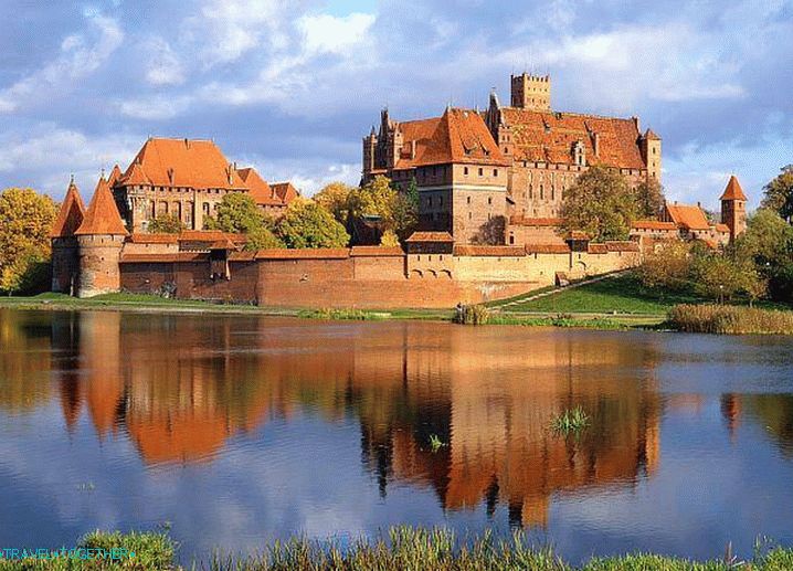 Pohľad na hrad Marienburg