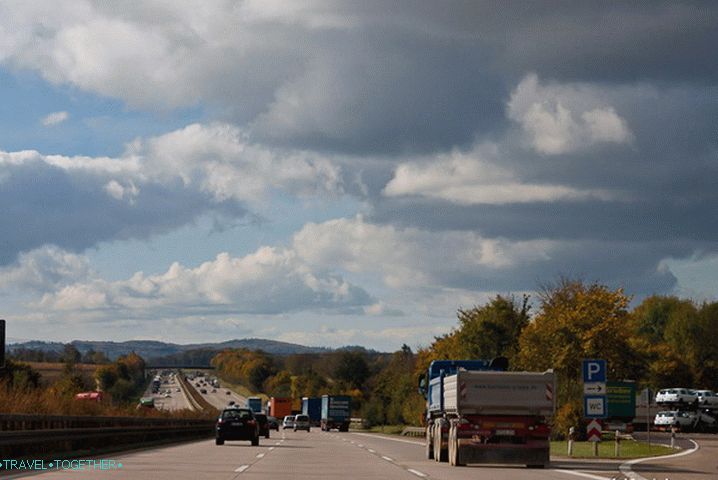High-speed autobahns of Germany