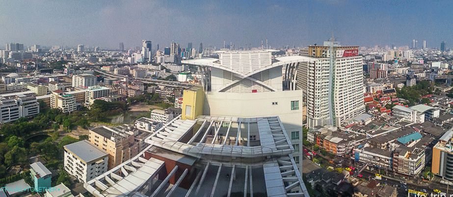 Pohľad na Bangkok z 29. poschodia