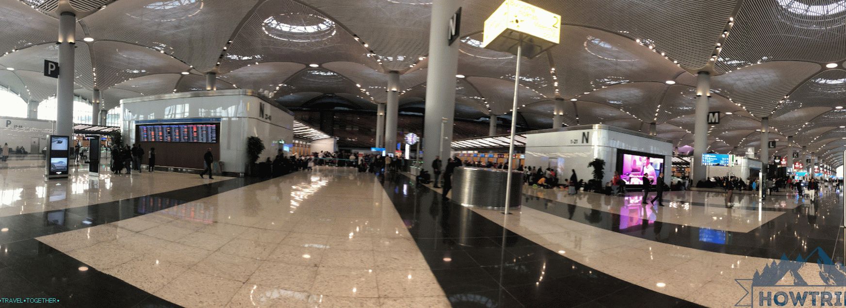 Panoráma nového letiska v Istanbule