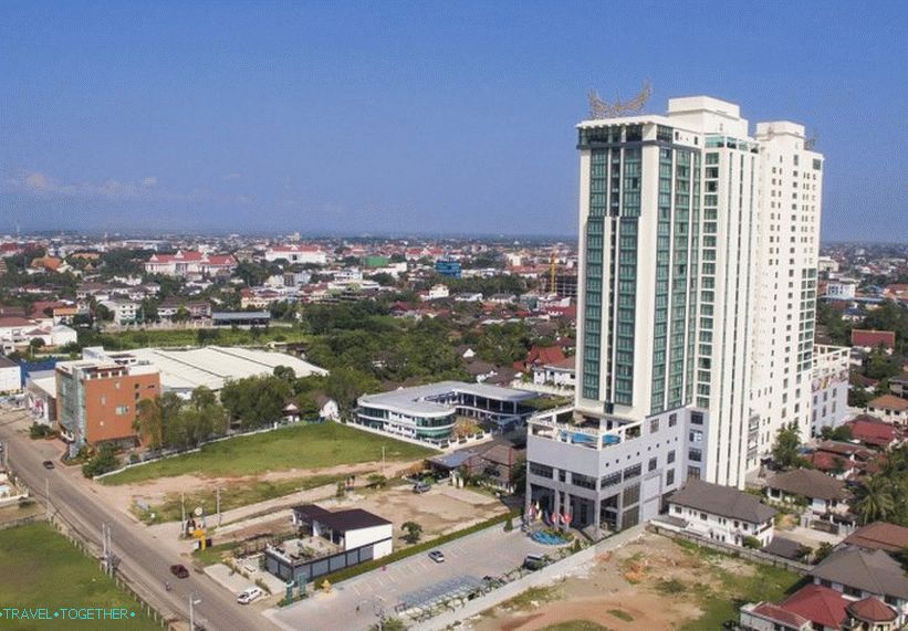 Pekný hotel v blízkosti thajského konzulátu vo Vientiane