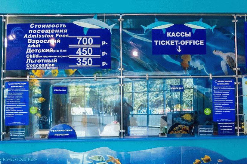 Oceanarium in Adler - prekvapivo potešenie a šok