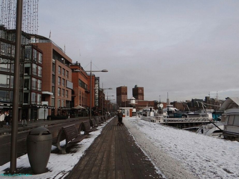 Oslo v zime