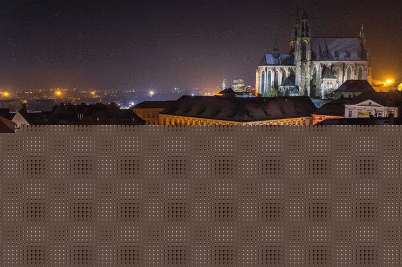 Brněnské centrum a vianočný trh