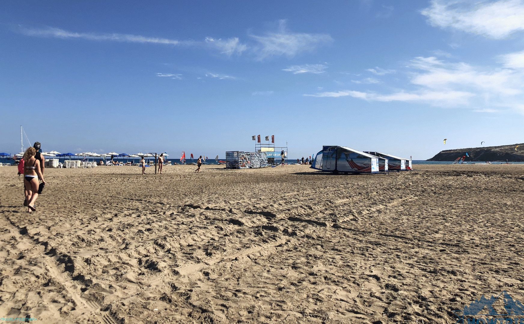 Prasonisi Beach Rhodos