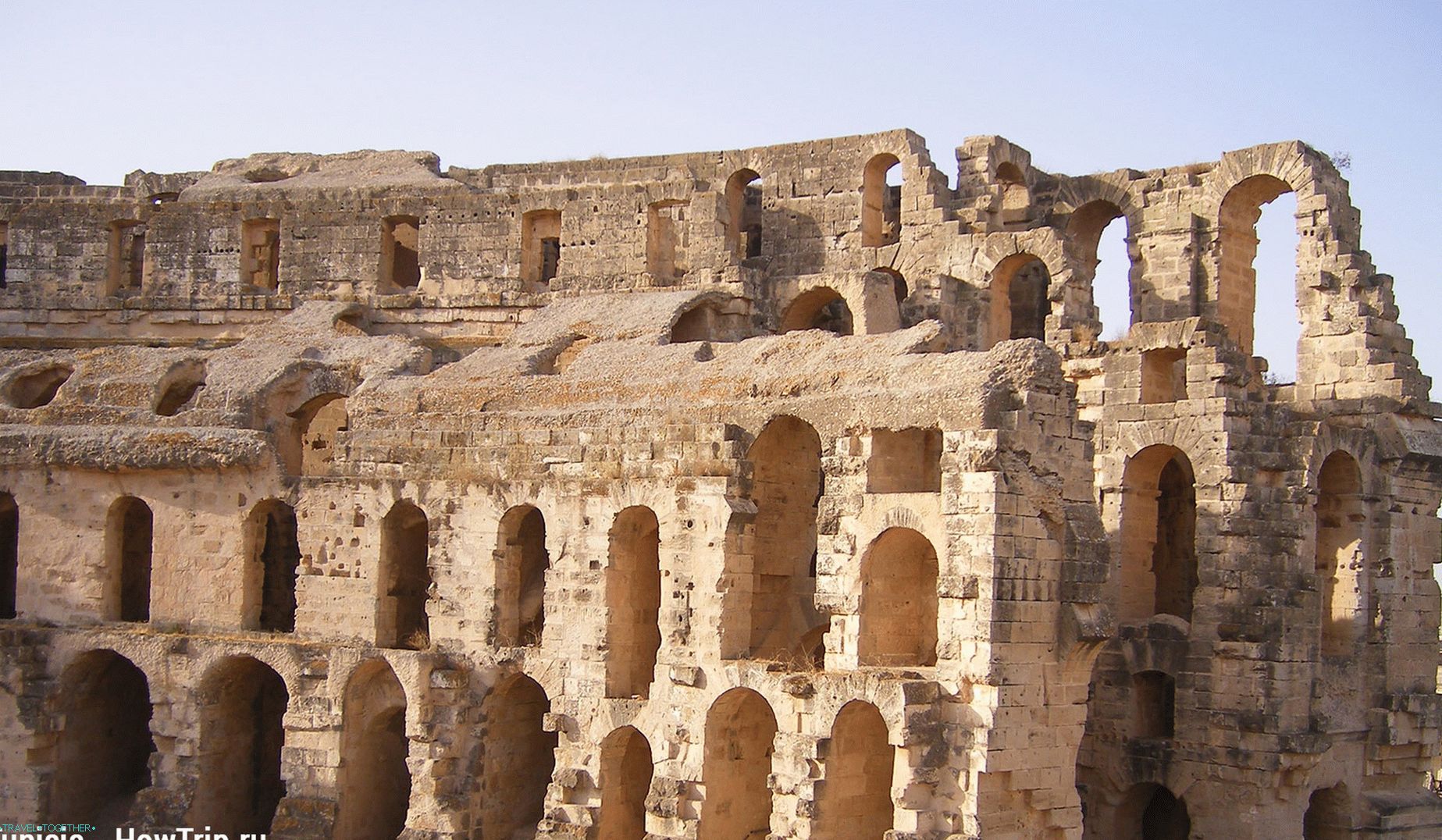 El Jem - mesto v Tunisku
