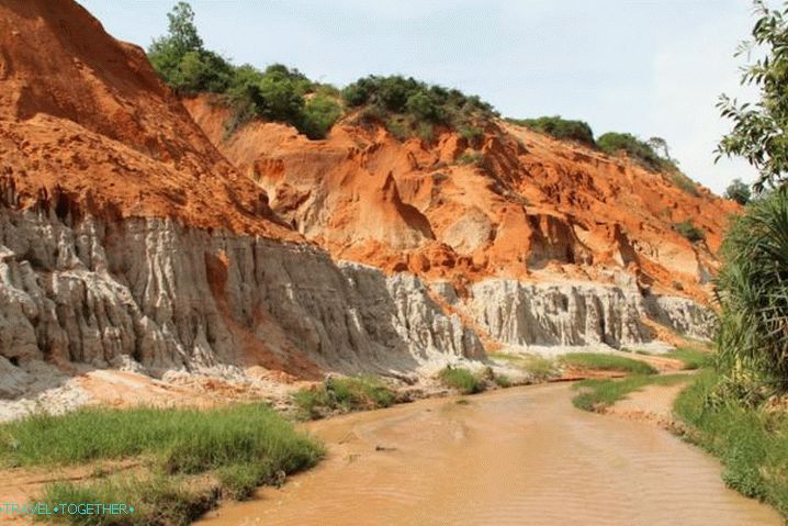 Phan Thiet, rozprávkový prúd Red Canyon