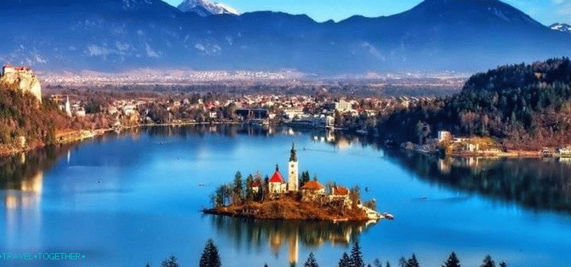 Fotografie - Lake Bled Panorama