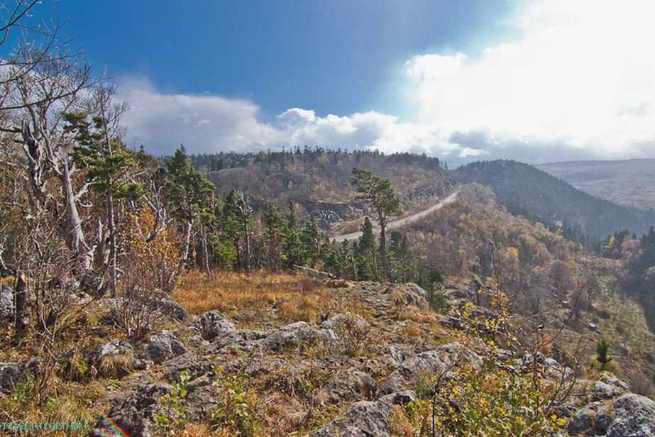 Úžasné výhľady na Lagonaki medzi krupobitím