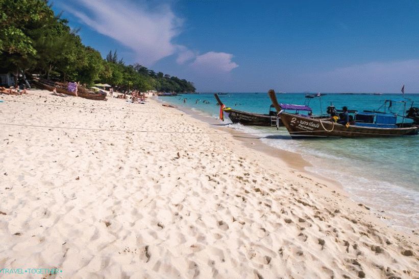 Pláž Long Beach, ostrov Phi Phi Don