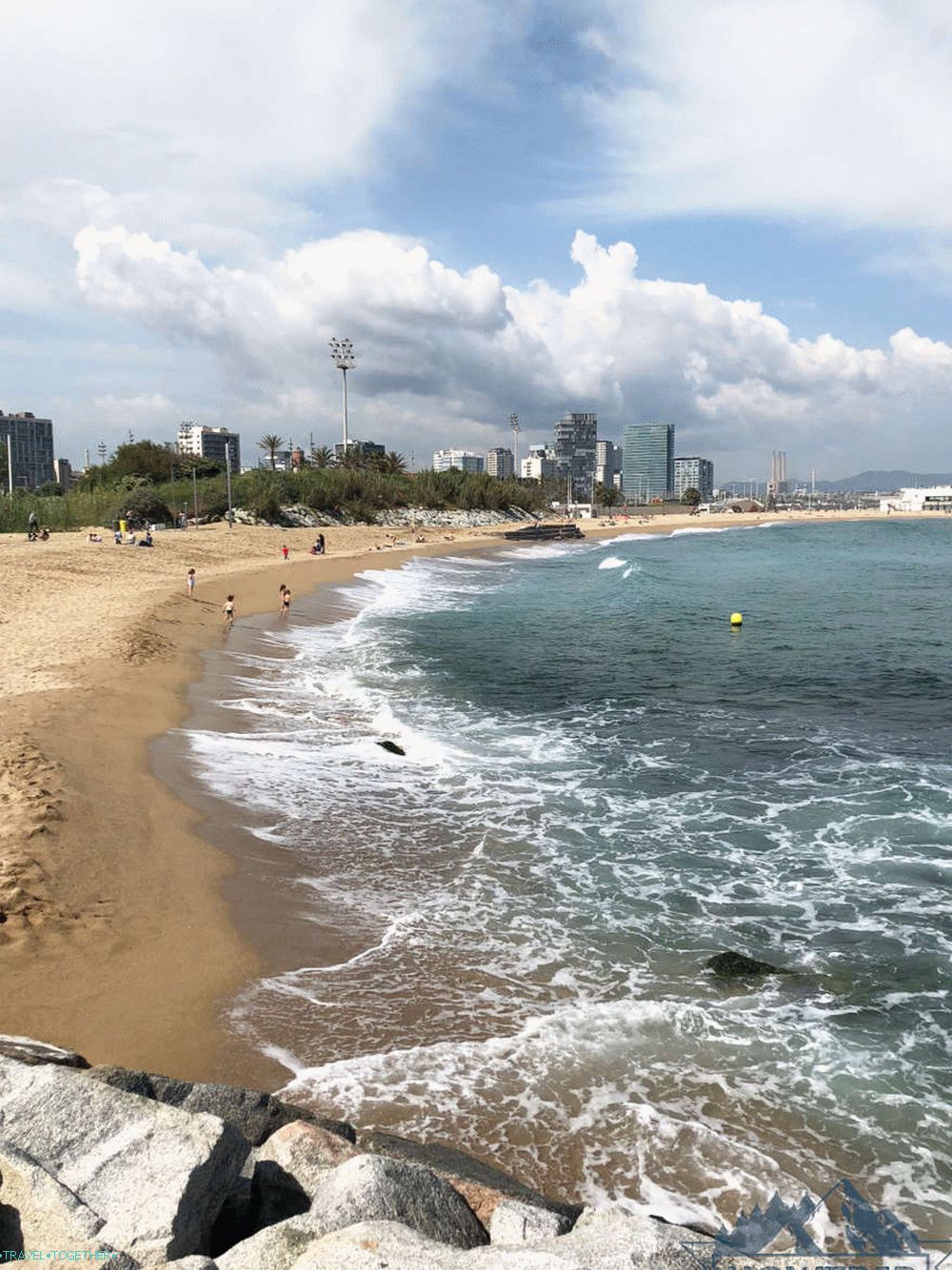 Nudistická pláž v Barcelone