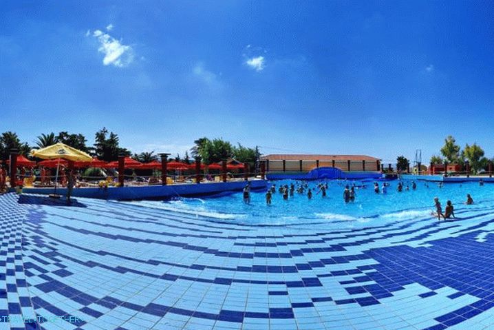 Odpočinok pre deti, vodný park Water City na Kréte