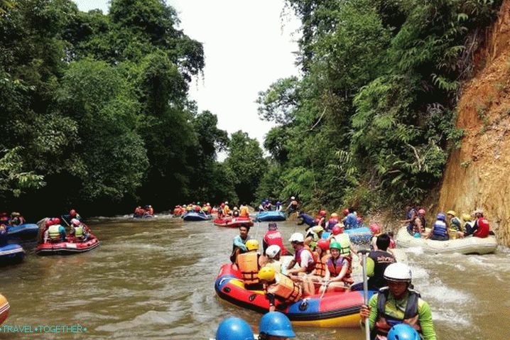 Čo robiť, rafting na horskej rieke