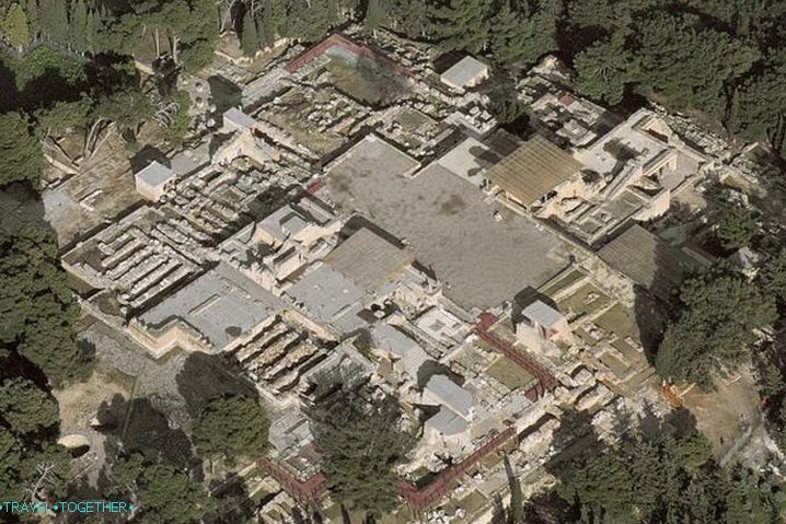 Grécko Kréta Minotaur Labyrint