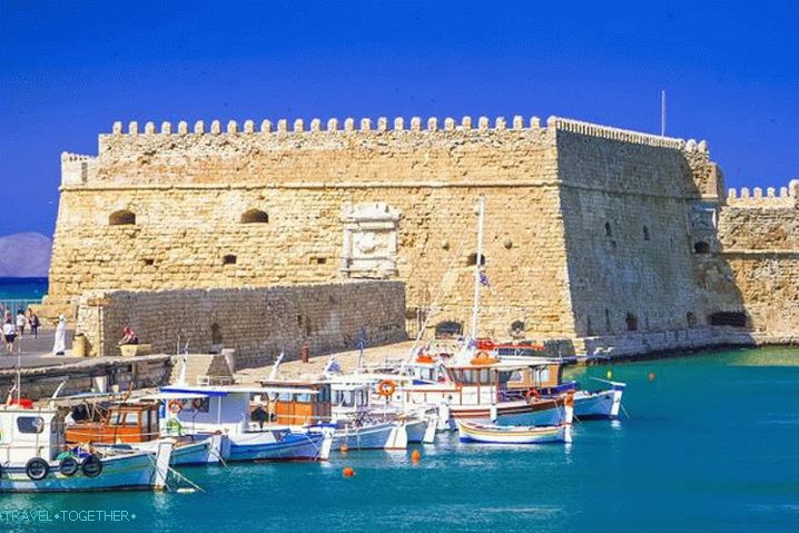 Pevnosť Grécko Kréta Koules