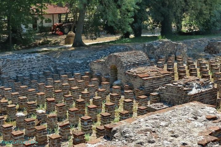 Počasie v Santorini v októbri - starobylé mesto Dion