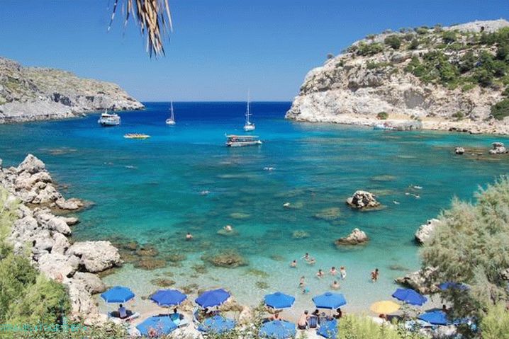 Rhodos, pláž na Rhodose