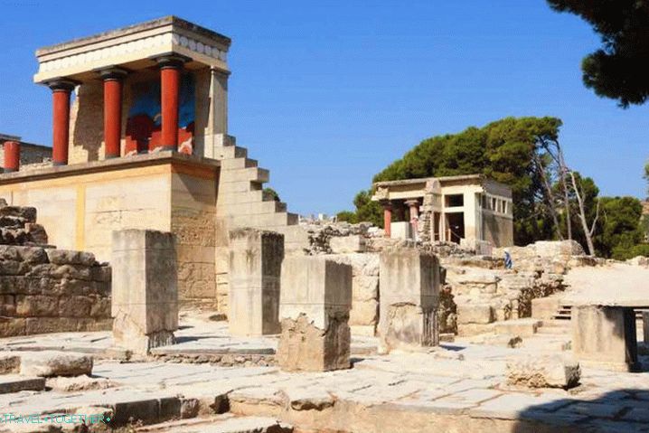 Kréta, palác Knossos