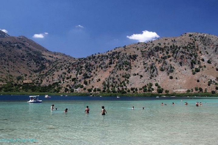 Kréta, jazero Kournas