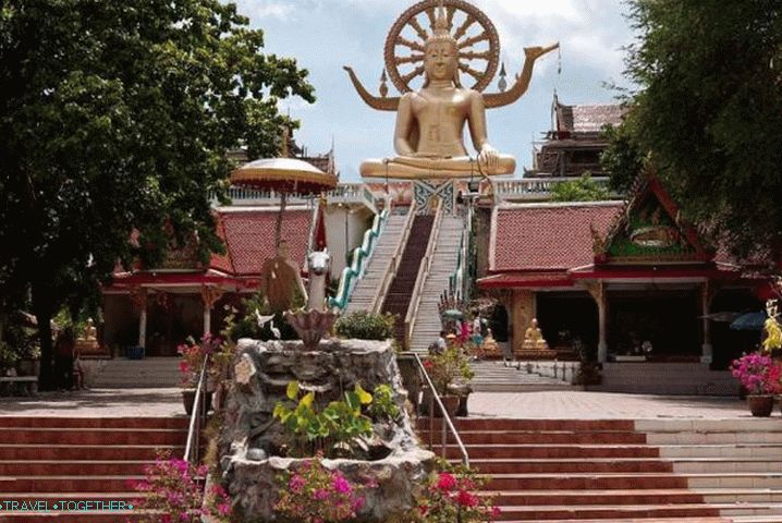 Samui, chrám Wat Phra Yai