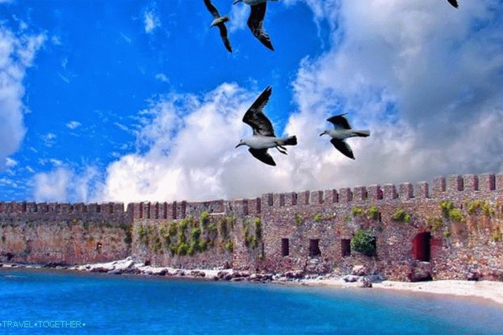 Alanya, múr pevnosti