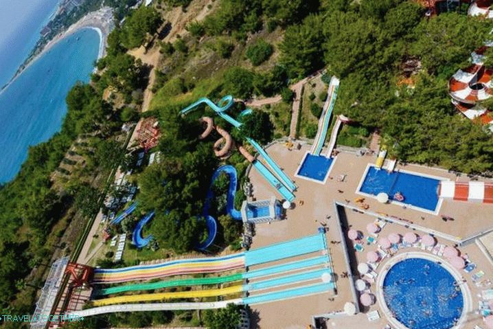 Alanya pre deti, vodný park Rlanet v Alanyi