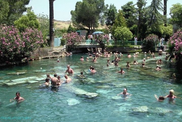 Marmaris, Kleopatra's Pool v Pamukalle
