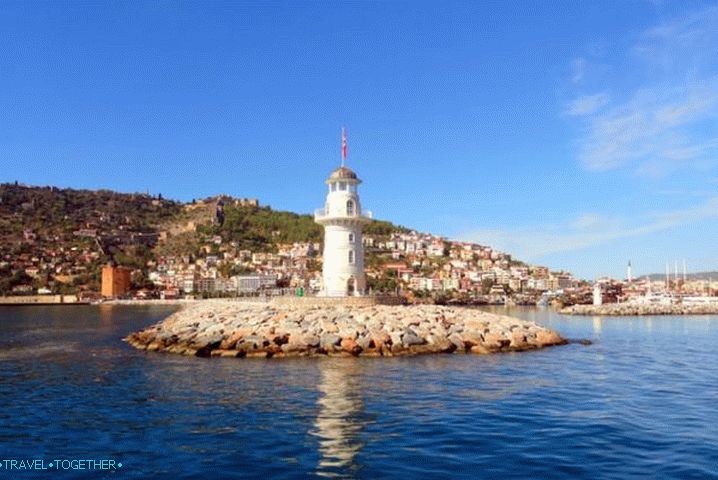 Alanya, maják v Alanyi