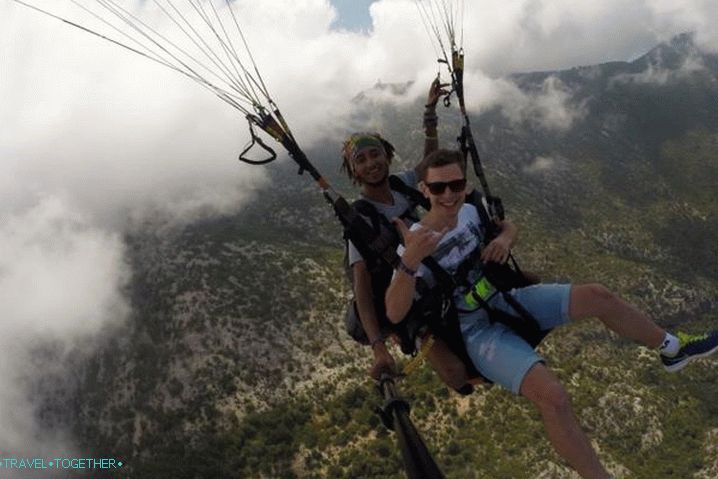 Čo robiť a vidieť v Kemeru v októbri, Paragliding v Kemeru