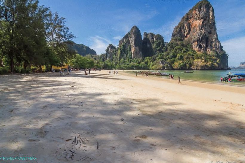 West Railay je veľmi krásny
