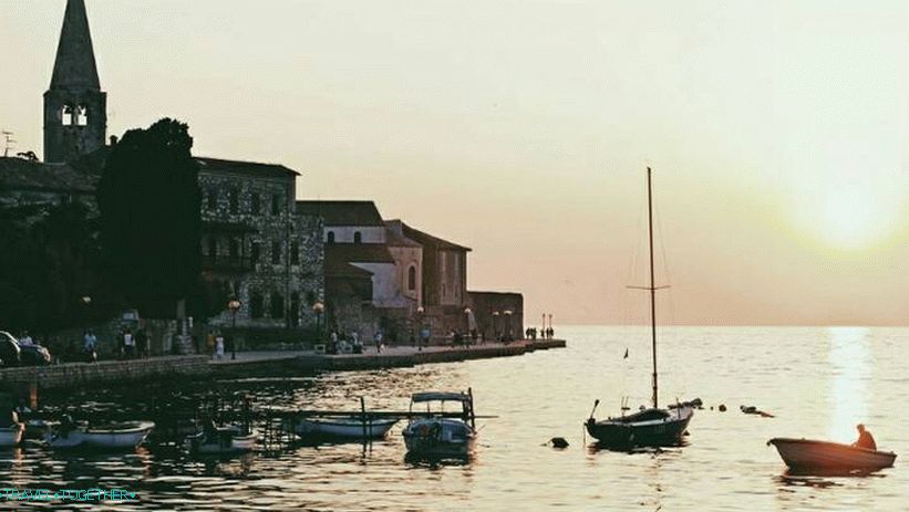 Západ slnka nad morom - Poreč