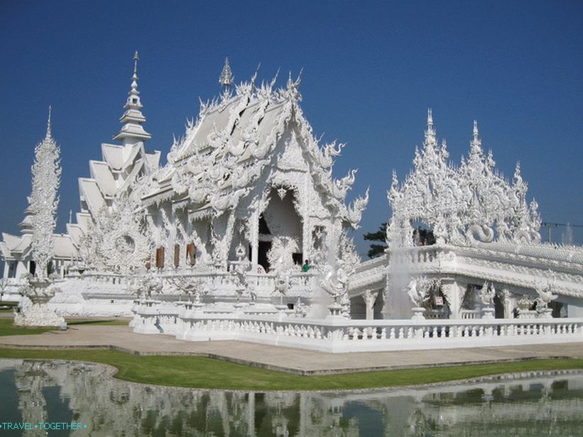 Biely chrám v Chiang Rai