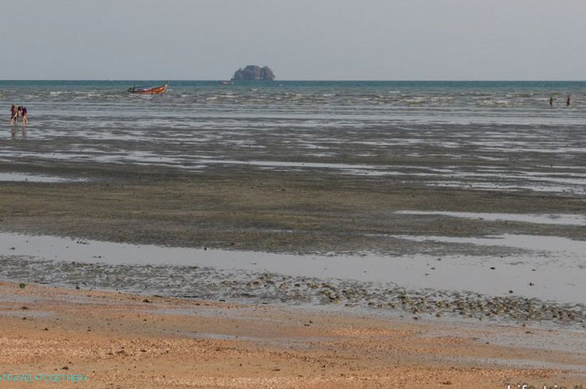 Odliv a prúdenie Krabi a Ao Nang - tabuľka a ako ju používať