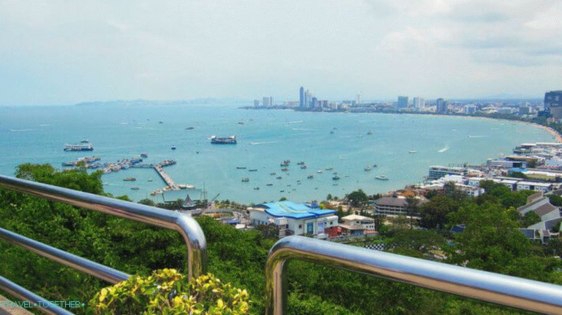 Vyhliadková plošina v oblasti Pratamnak Pattaya