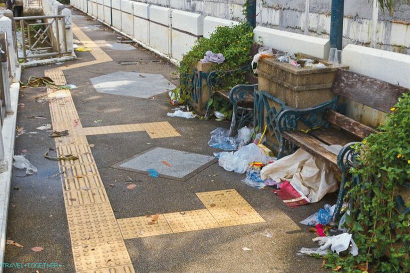 Niekedy je Chao Phraya Quay špinavý