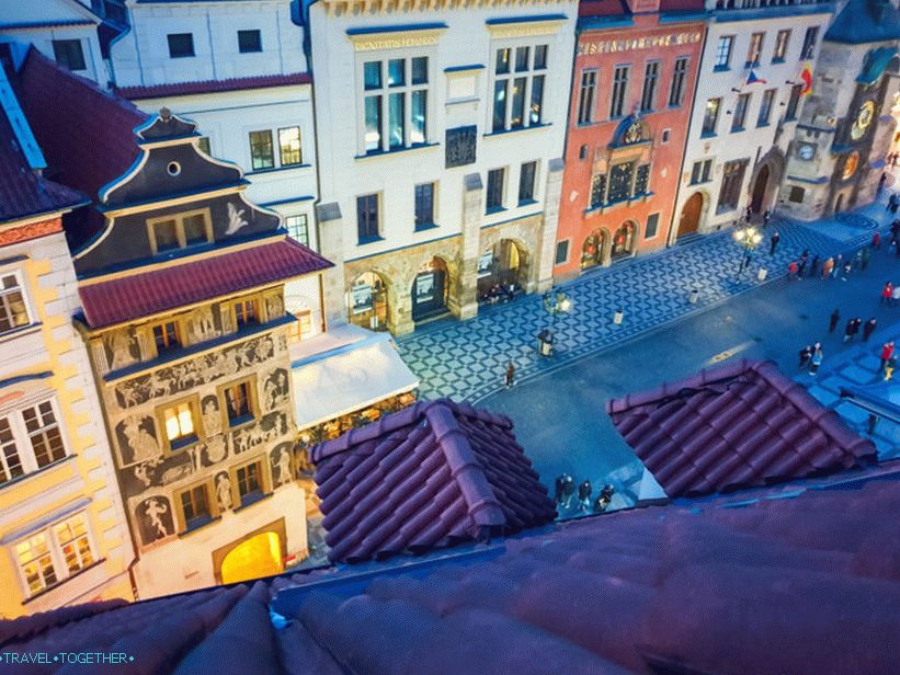 Reštaurácia Terasa U Prince v Prahe - strešná terasa hotela